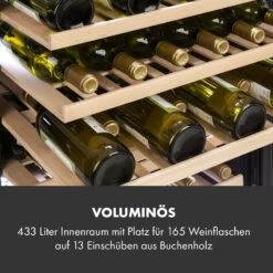 Vinovilla Grande 165 Built-in Uno Onyx Weinkühlschrank 433 Ltr 165 Fl. -Haushaltsgeräte Rabatte 10034156 de 0005 logo