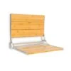 Arielle Deluxe Duschsitz Bambus Aluminium Klappbar 160 Kg Max. Holz