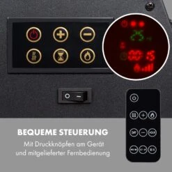 Lausanne Luxe Elektrischer Kamin 2000W 2 Heizstufen 90 Cm Edelstahl -Haushaltsgeräte Rabatte 10034252 de 0004 logo