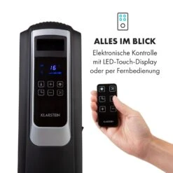 Thermaxx Noir Ölradiator 2500W 10-30° C 24h-Timer Fernbedienung -Haushaltsgeräte Rabatte 10034253 de 0003 logo