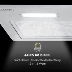 Simplica Dunstabzugshaube Einbau 70cm Abluft: 400 M³/h LED Edelstahl -Haushaltsgeräte Rabatte 10034256 de 0005 logo