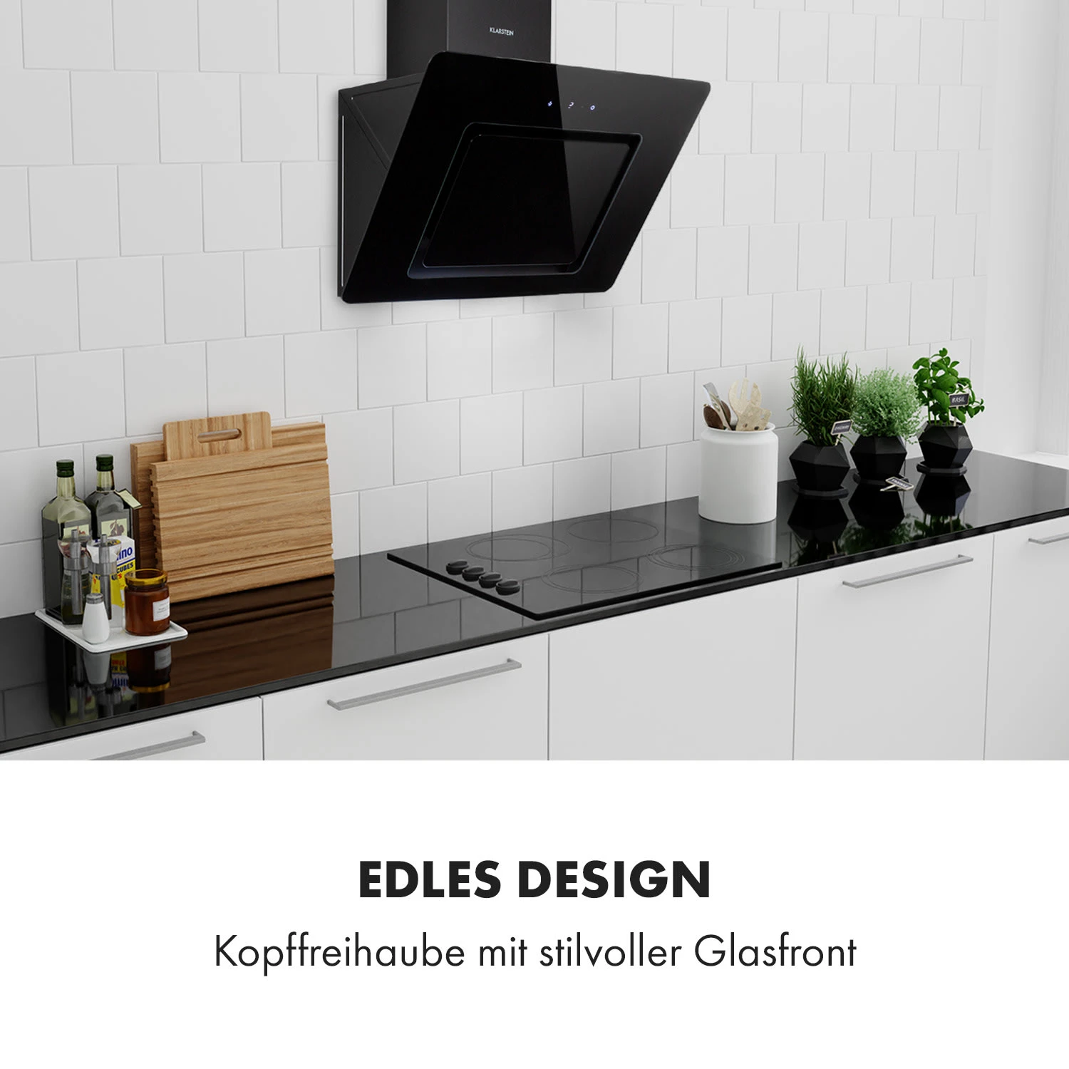 Sofia 60 Dunstabzugshaube Kopffrei 300 M³/h Touch-Control Glasfront 2 Sofia 60 Dunstabzugshaube Kopffrei 300 M³/h Touch-Control Glasfront – Bild 2