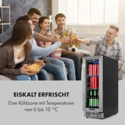 Beerlager 56 Getränkekühlschrank 56l 20 Fl. Glastür Touch-Bedienfeld Edelstah -Haushaltsgeräte Rabatte 10034269 de 0003 logo