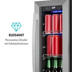 Beerlager 56 Getränkekühlschrank 56l 20 Fl. Glastür Touch-Bedienfeld Edelstah -Haushaltsgeräte Rabatte 10034269 de 0006 logo