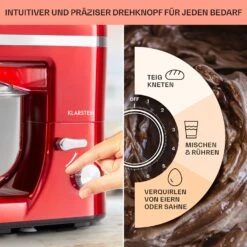 Bella Elegance Küchenmaschine 2000 W 2,7 PS 5,2 Ltr Edelstahl BPA-frei -Haushaltsgeräte Rabatte 10034364 de 0004 usp