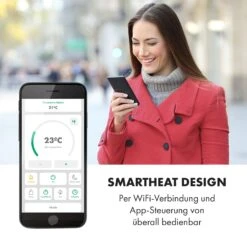 Bornholm Smart Konvektions-Heizgerät | 2000 W | SmartHeat Design: WiFi-Verbindung | LED-Display | 24-h-Timer | 2 Heizstufen: 1000 / 2000 W | IP24: Spritzwassergeschützt | Fernbedienung | Standgerät 16 Bornholm Smart Konvektions-Heizgerät | 2000 W | SmartHeat Design: WiFi-Verbindung | LED-Display | 24-h-Timer | 2 Heizstufen: 1000 / 2000 W | IP24: Spritzwassergeschützt | Fernbedienung | Standgerät -Haushaltsgeräte Rabatte 10034391 de 0008 logo