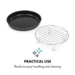 AeroVital Cube Chef Pizzateller Hoher Grilleinsatz Zubehör Edelstahl -Haushaltsgeräte Rabatte 10034411 yy 0005 logo Klarstein AeroVital Cube Chef Pizzateller