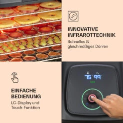 Florida Jerky Dörrautomat Infrarot 500W 4 Programme 35 Bis 75 °C -Haushaltsgeräte Rabatte 10034430 de 0003 logo