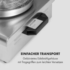 Wurstfabrik Pro 550 Hot Dog Maker 550W 2 Spieße 5L 30-100°C Edelstahl -Haushaltsgeräte Rabatte 10034453 de 0007 logo