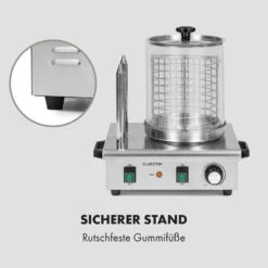 Wurstfabrik Pro 550 Hot Dog Maker 550W 2 Spieße 5L 30-100°C Edelstahl -Haushaltsgeräte Rabatte 10034453 de 0008 logo