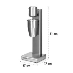 Kraftpaket Milchshake-Mixer Proteinshake 80W Edelstahl Silber -Haushaltsgeräte Rabatte 10034456 yy 0009 logo Klarstein Kraftpaket Pro Milchshake Mixer 80W