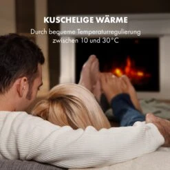 Bern Elektrischer Kamin 1000/2000W LED 10-30 °C Wochentimer -Haushaltsgeräte Rabatte 10034488 de 0007 logo