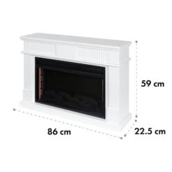 Bern Elektrischer Kamin 1000/2000W LED 10-30 °C Wochentimer -Haushaltsgeräte Rabatte 10034488 yy 0009 logo Klarstein Bern Elektrischer Kamin 1000 2000W reedit