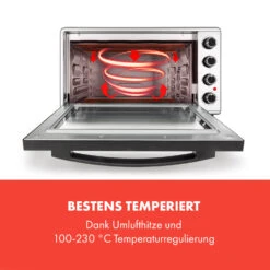 Masterchef 60 Mini-Backofen 60l 2000W 100-230 °C Timer Silber 11 Masterchef 60 Mini-Backofen 60l 2000W 100-230 °C Timer Silber -Haushaltsgeräte Rabatte 10034499 de 0003 logo