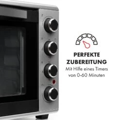 Masterchef 60 Mini-Backofen 60l 2000W 100-230 °C Timer Silber 13 Masterchef 60 Mini-Backofen 60l 2000W 100-230 °C Timer Silber -Haushaltsgeräte Rabatte 10034499 de 0005 logo