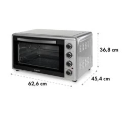 Masterchef 60 Mini-Backofen 60l 2000W 100-230 °C Timer Silber 17 Masterchef 60 Mini-Backofen 60l 2000W 100-230 °C Timer Silber -Haushaltsgeräte Rabatte 10034499 yy 0009 logo Klarstein Masterchef 60 Mini Backofen 60l silber