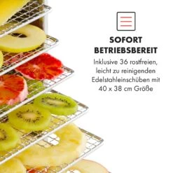 Master Jerky 550 Dörrautomat 2400W 40-90 °C 24h-Timer Edelstahl Silber -Haushaltsgeräte Rabatte 10034546 de 0004 logo