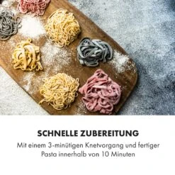 Pastamania Nudelmaschine 260W 7 Aufsätze 500 G 60 DB LED -Haushaltsgeräte Rabatte 10034566 de 0005 logo