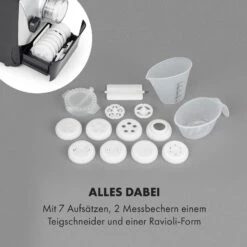 Pastamania Nudelmaschine 260W 7 Aufsätze 500 G 60 DB LED -Haushaltsgeräte Rabatte 10034566 de 0006 logo