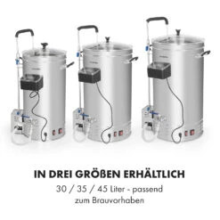 Brauheld Pro Maischekessel 2500W 30L 30-100°C Umwälzpumpe Edelstahl -Haushaltsgeräte Rabatte 10034586 de 0007 logo