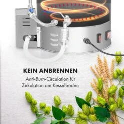 Brauheld Pro Maischekessel 2500W 35L 30-100°C Umwälzpumpe Edelstahl -Haushaltsgeräte Rabatte 10034587 de 0005 logo