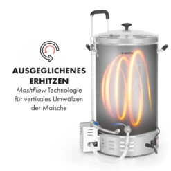 Brauheld Pro Maischekessel 3300W 45L 30-100°C Umwälzpumpe Edelstahl -Haushaltsgeräte Rabatte 10034588 de 0004 logo