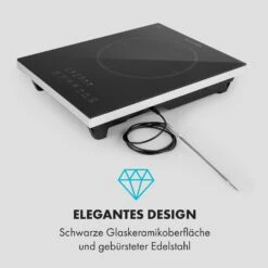 Cook N Roll Induktionskochfeld 2000W Timer 10 Stufen Bratenthermometer -Haushaltsgeräte Rabatte 10034708 de 0003 logo