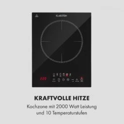 Cook N Roll Induktionskochfeld 2000W Timer 10 Stufen Bratenthermometer -Haushaltsgeräte Rabatte 10034708 de 0005 logo