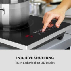 Cook N Roll Induktionskochfeld 2000W Timer 10 Stufen Bratenthermometer -Haushaltsgeräte Rabatte 10034708 de 0006 logo