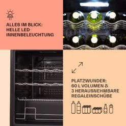 Coachella 60 Kühlschrank 60 Liter WiFi-Funktion Hintergrundbeleuchtung -Haushaltsgeräte Rabatte 10034821 de 0004 usp