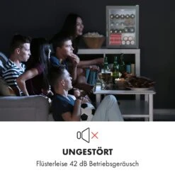 Beersafe XL Crystal White Kühlschrank 60 Liter 4 Böden Panoramaglastür Edelstahl -Haushaltsgeräte Rabatte 10034892 de 0008 logo