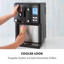 Sweet Sundae Eiscrememaschine Kompressor 1,5l Edelstahl Schwarz -Haushaltsgeräte Rabatte 10034911 de 0003 logo