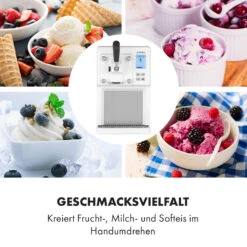 Sweet Sundae Eiscrememaschine Kompressor 1,5l Edelstahl Weiß -Haushaltsgeräte Rabatte 10034912 de 0004 logo