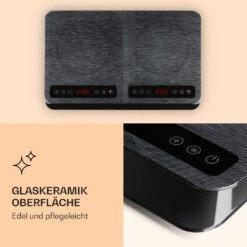 InnoChef Induktionskochfeld 3400W Touch Control Glaskeramik -Haushaltsgeräte Rabatte 10034919 de 0003 logo