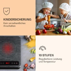 InnoChef Induktionskochfeld 3400W Touch Control Glaskeramik -Haushaltsgeräte Rabatte 10034919 de 0005 logo