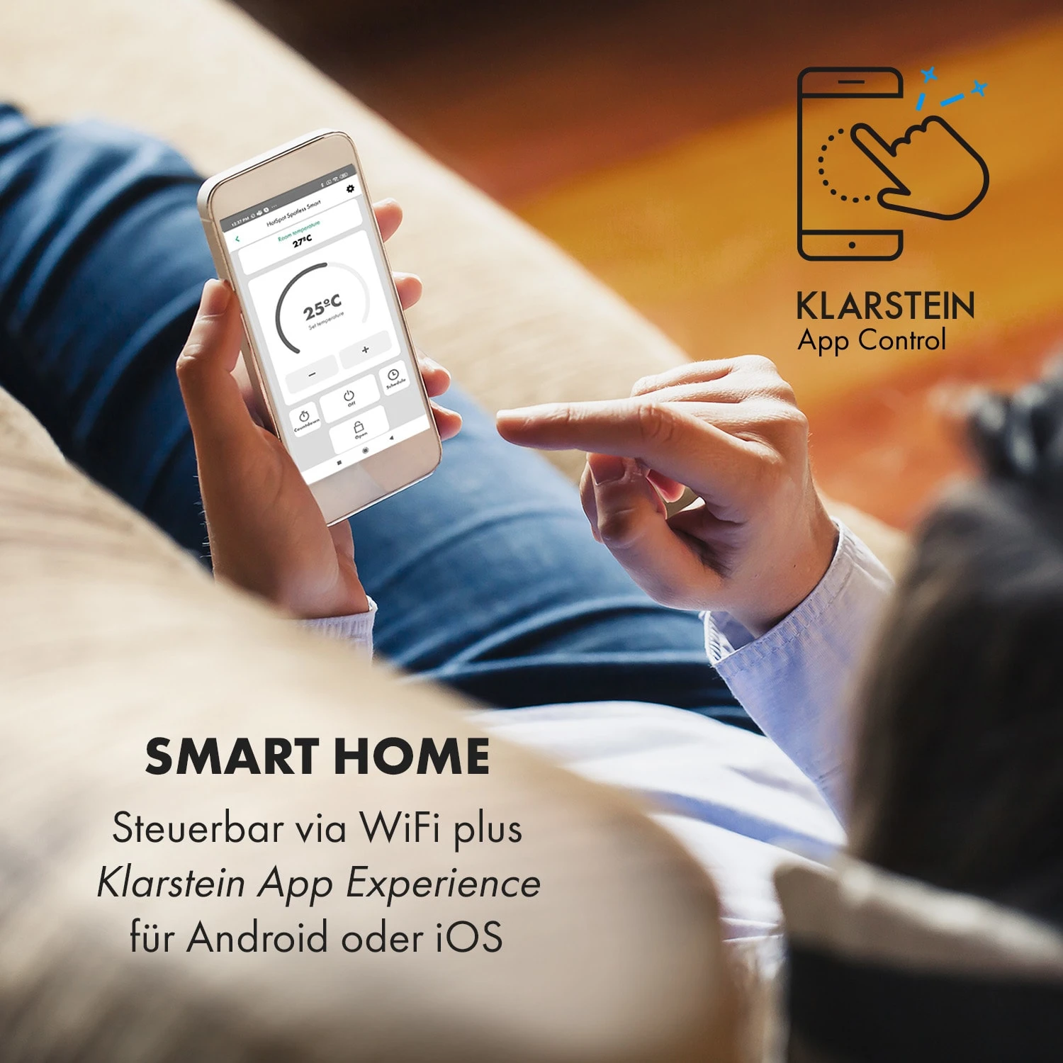 Hot Spot Crystal Reflect Smart Infrarotheizung 850W App Timer Spiegel 2 Hot Spot Crystal Reflect Smart Infrarotheizung 850W App Timer Spiegel – Bild 2