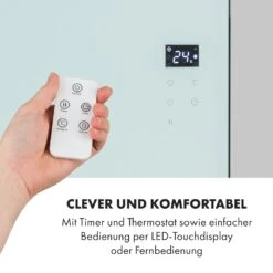 Hot Spot Crystal Spotless Smart Infrarotheizung 59x112cm 750W App-Steuerung -Haushaltsgeräte Rabatte 10035064 de 0005 logo