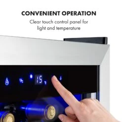 Vinamour 48 Uno Weinkühlschrank 128l 48Fl 3 Einschübe 4-18°C -Haushaltsgeräte Rabatte 10035066 yy 0006 logo Klarstein Vinamour 48 Uno Weinkuehlschrank