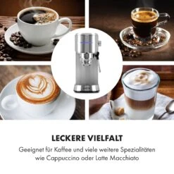 Futura Espressomaker 20 Bar 1450 Watt 20 Bar Wassertank: 1,25 Liter Rostfreier Edelstahl -Haushaltsgeräte Rabatte 10035183 de 0005 logo