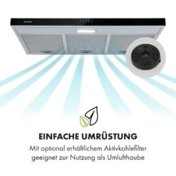 Contempo Unterbau-Dunstabzugshaube 90cm 175m³/h LED Edelstahl Acryl -Haushaltsgeräte Rabatte 10035185 de 0003 logo