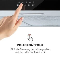 Contempo Unterbau-Dunstabzugshaube 90cm 175m³/h LED Edelstahl Acryl -Haushaltsgeräte Rabatte 10035185 de 0008 logo