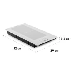 Delicatessa Slim Domino Induktionskochfeld 3500W Timer -Haushaltsgeräte Rabatte 10035197 yy 0010 logo Klarstein Delicatessa Domino Kochfeld weiss