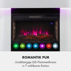 Aargau Smart Elektrischer Kamin 1000/2000W LED 18-27 °C Wochentimer -Haushaltsgeräte Rabatte 10035204 de 0003 logo