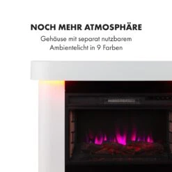 Aargau Smart Elektrischer Kamin 1000/2000W LED 18-27 °C Wochentimer -Haushaltsgeräte Rabatte 10035204 de 0004 logo