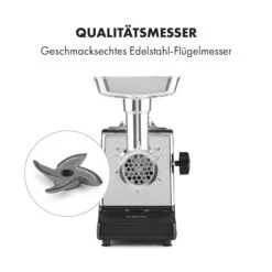 Kraftprotz Elektrischer Fleischwolf 700 W Kupfermotor Hack Wurst Kebbe Edelstahl -Haushaltsgeräte Rabatte 10035233 de 0004 logo