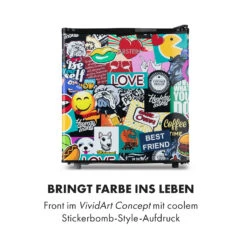 Cool Vibe 46+ Kühlschrank 46 Liter 1 Boden Stickerbomb-Style -Haushaltsgeräte Rabatte 10035253 de 0003 logo