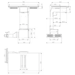 Full House 2.0 DownAir System Induktionsherd Dunstabzugshaube 271 M³/h -Haushaltsgeräte Rabatte 10035259 yy 0009 logo