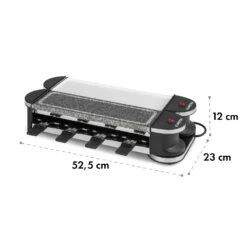 Tenderloin 50/50 Raclette-Grill 1200W 8 Personen Natursteinplatte Metallgrillplatte 15 Tenderloin 50/50 Raclette-Grill 1200W 8 Personen Natursteinplatte Metallgrillplatte -Haushaltsgeräte Rabatte 10035260 yy 0008 logo Klarstein Tenderloin 50 50 Raclettegrill weiss
