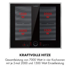Delicatessa 60 Prime Induktionskochfeld 4 Zonen 7000W Timer -Haushaltsgeräte Rabatte 10035266 de 0004 logo