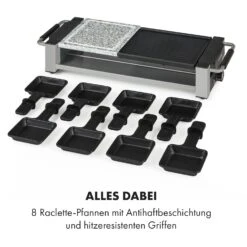 Bistecca Raclette 1200W Metall / Stein 8 Personen Kontroll-LED 13 Bistecca Raclette 1200W Metall / Stein 8 Personen Kontroll-LED -Haushaltsgeräte Rabatte 10035293 de 0006 logo